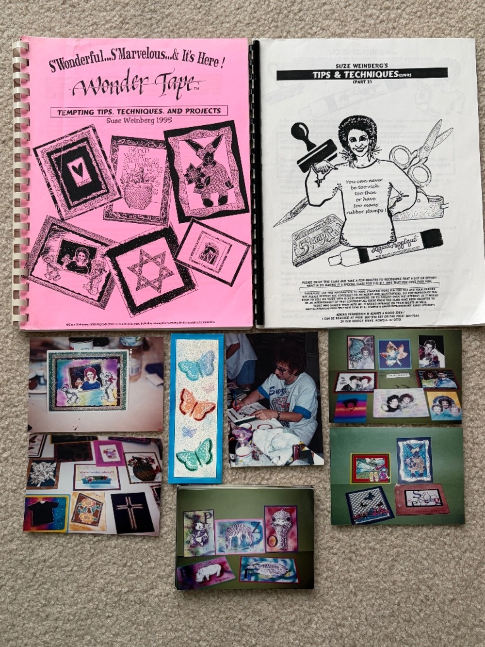 Suze Weinberg Tips Techniques Projects 1995 Art Rubber Stamp Projects Photos